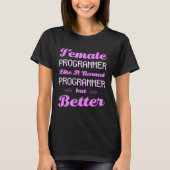 Programmiererin T-Shirt (Vorderseite)