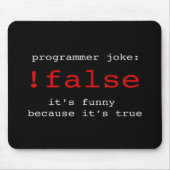 Programmiererwitz Mousepad (Vorne)