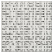 Programmiergewebe binäre Code-Technologien Stoff (Muster)