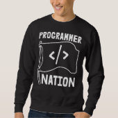Programmierhandbuch für Programmierer-Nation Sweatshirt (Vorderseite)