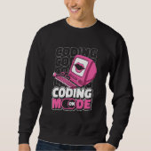Programmiermodus Ein Programmierung Codierung Ent Sweatshirt (Vorderseite)