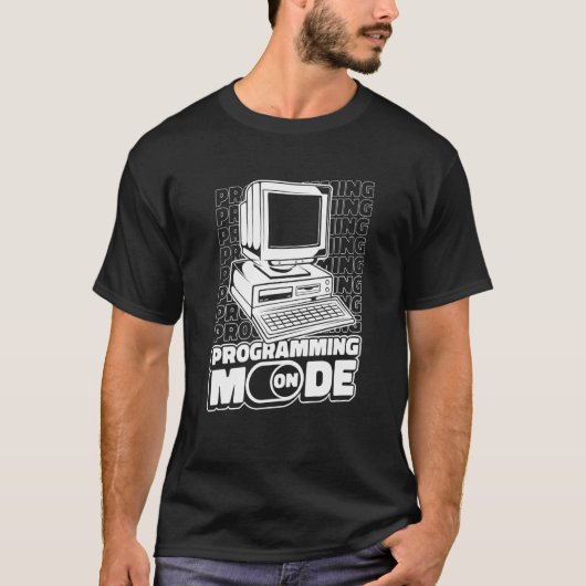 Programmiermodus-Entwickler-Software-Programmierer T-Shirt (Vorderseite)