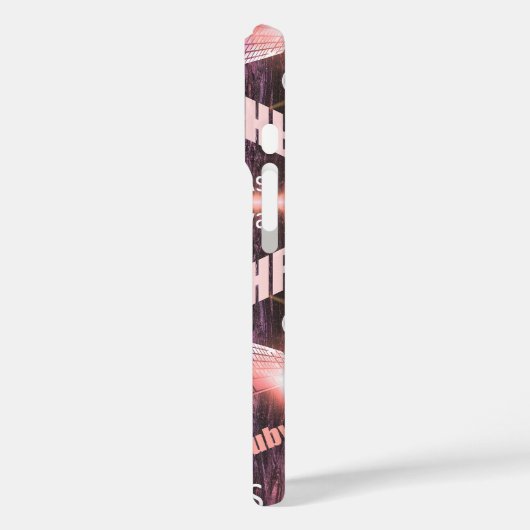 Programmiermuster rosa Case-Mate iPhone hülle (Rückseite / Links)