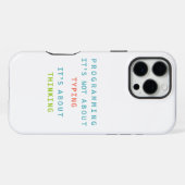 Programmierre Logik Code Entwickler Zitat Gi iPhone Hülle (Rückseite (Horizontal))