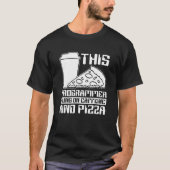 Programmiersoftware-Engineer Pizza P T-Shirt (Vorderseite)