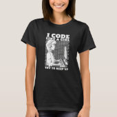 Programmiersoftware für Coder Girl Programmierung T-Shirt (Vorderseite)