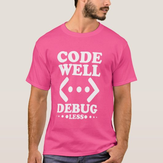 Programmiersoftware für Computer-Nerd C T-Shirt (Vorderseite)