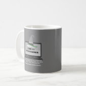 Programmiersprache Funny Definition Kaffeetasse (Vorderseite Links)