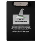 Programmiersprache Funny Definition Klemmbrett (Vorderseite)