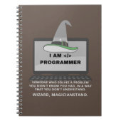 Programmiersprache Funny Definition Notizblock (Vorderseite)