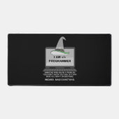 Programmiersprache Funny Definition Schreibtischunterlage (Vorderseite)