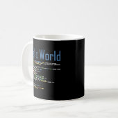 Programmiersprache "Hello World Computer Engineeri Kaffeetasse (Vorderseite Links)