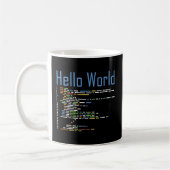 Programmiersprache "Hello World Computer Engineeri Kaffeetasse (Links)