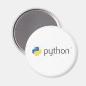 Programmiersprache Python Magnet (Vorderseite/Rückseite)