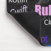 Programmiersprachen Mousepad (Ecke)
