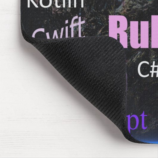 Programmiersprachen Mousepad (Ecke)