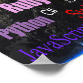 Programmiersprachen Poster (Ecke)