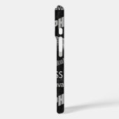 Programmiersprachen Schwarz-Weiß Case-Mate iPhone Hülle (Rückseite / Links)