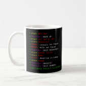 Programmiertag als Code Kaffeetasse (Links)
