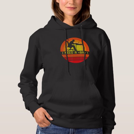 Programmierung Brauchen Pause Syntax Programmierer Hoodie (Vorderseite)