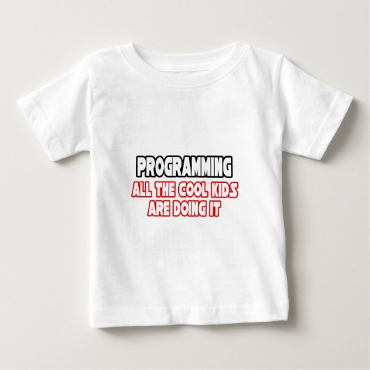 Programmierung... Coole Kinder Baby T-shirt (Vorderseite)
