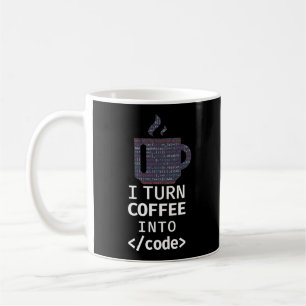 Programmierung Ich mache Kaffee in Code Kaffeetasse