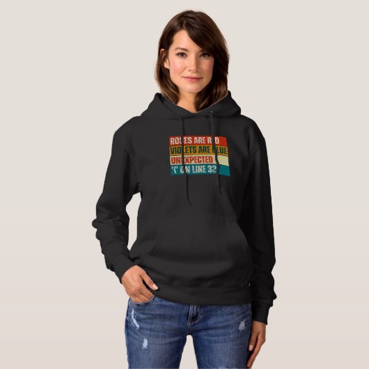 Programmierung Retro Programmierer Computer Hoodie (Vorne ganz)