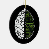 Programmierung von Brain Chip Software Engineer Ai Keramik Ornament (Rechts)