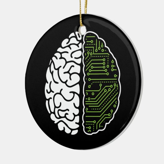 Programmierung von Brain Chip Software Engineer Ai Keramik Ornament (Links)