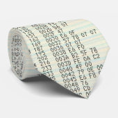 Programmierung von Quelltexten in der Computerwiss Krawatte (Gerollt)