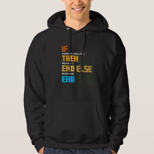 Programmierung Wenn Dann Syntax Programmierer Soft Hoodie (Vorderseite)