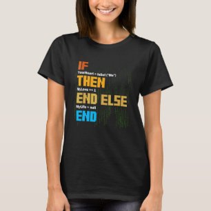 Programmierung Wenn Dann Syntax Programmierer Soft T-Shirt
