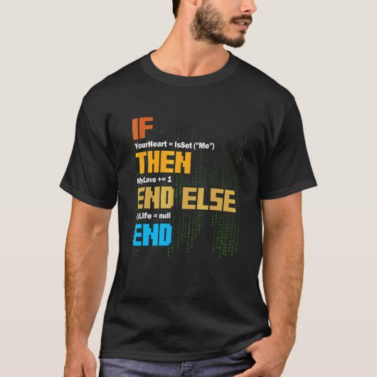 Programmierung Wenn Dann Syntax Programmierer Soft T-Shirt (Vorderseite)