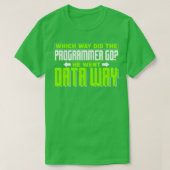 Programmierung Wie ging der Programmierer vor T-Shirt (Design vorne)
