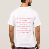 Programmierungsfrustration T-Shirt (Rückseite)