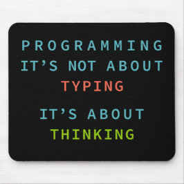 Programming Mindset Quote for Coders & Developers  Mousepad