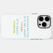Programming Thinking Logic Code Developer Quote Gi Case-Mate iPhone Hülle (Rückseite (Horizontal))