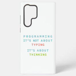 Programming Thinking Logic Code Developer Quote Samsung Galaxy Hülle
