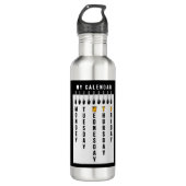 Programmkalender Edelstahlflasche (Vorderseite)