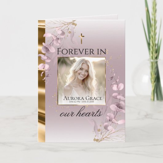 Programmkarte für die Blumenserbie Programm (Vorderseite)