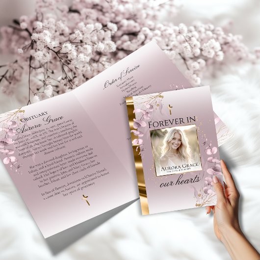 Programmkarte für die Blumenserbie Programm