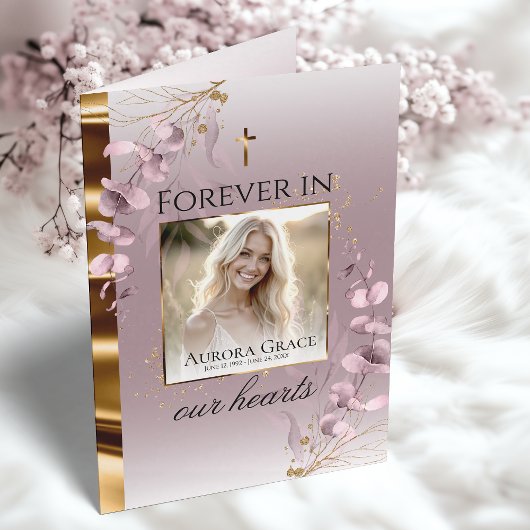 Programmkarte für die Blumenserbie Programm