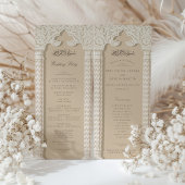 Programmkarte für die Islamische Hochzeitsfeier Einladung