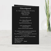 Programmkarte für Sonderbestellungen Dauer der Gül Karte (Rückseite)