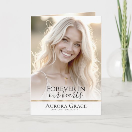 Programmkarte "Goldene Serenity Custom Funerity" Programm (Vorderseite)