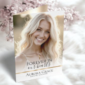 Programmkarte "Goldene Serenity Custom Funerity" Programm