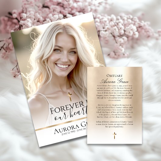 Programmkarte "Goldene Serenity Custom Funerity" Programm