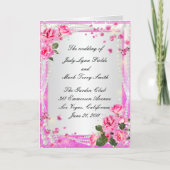 Programmkarte Rosen und Perlen Programm (Vorderseite)