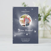 Programmkarte zur Gedenkfeier Einladung (Stehend Vorderseite)