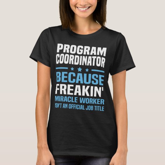 Programmkoordinator T-Shirt (Vorderseite)
